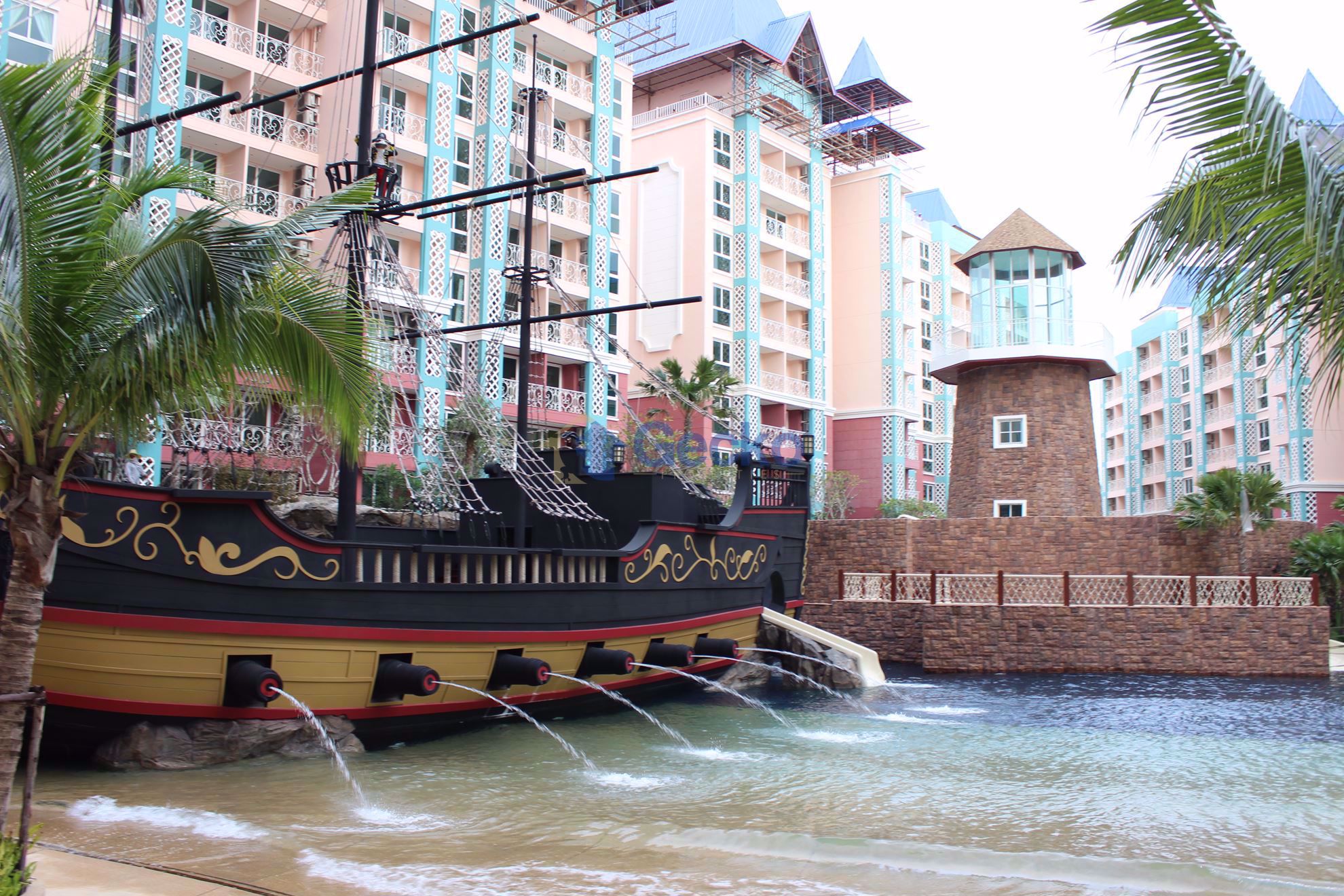 2 ห้องนอน คอนโดมิเนี่ยม in Grande Caribbean Condo Resort จอมเทียน C008431