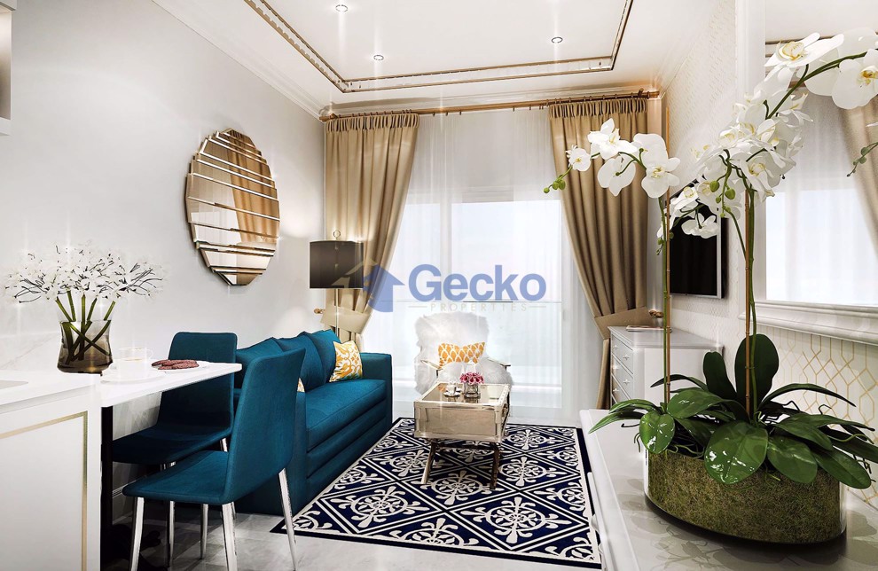 1 ห้องนอน คอนโดมิเนี่ยม in Seven Seas Le Carnival Condo Resort จอมเทียน C008478 (Photo 4)