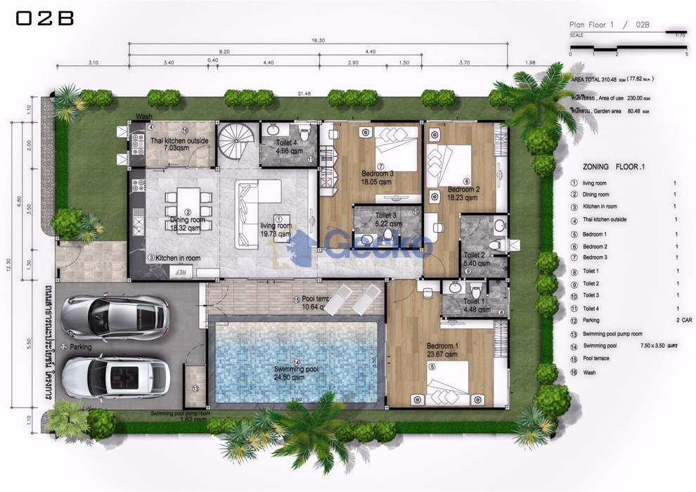 Narita Villa Baanmae Villa 5 (Photo 4)