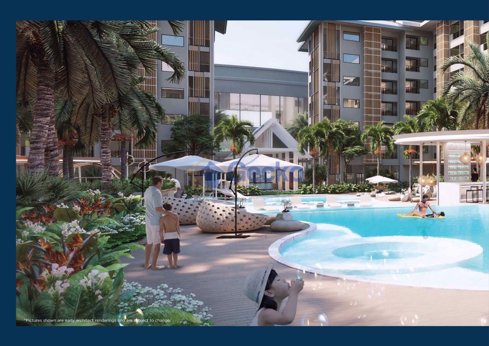 2 ห้องนอน คอนโดมิเนี่ยม in Wyndham Jomtien จอมเทียน C010784 (Cover Photo)
