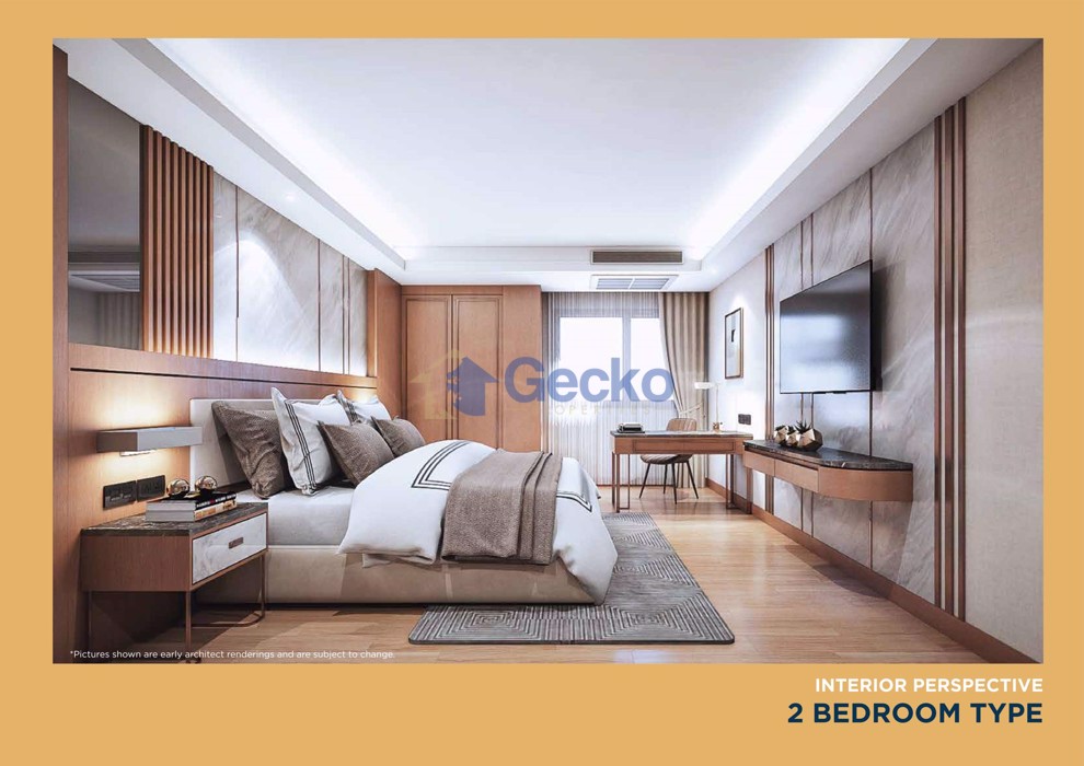2 ห้องนอน คอนโดมิเนี่ยม in Wyndham Jomtien จอมเทียน C010784 (Photo 4)