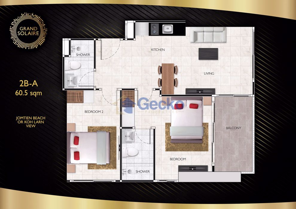 2 Bedrooms Condo in Grand Solaire South Pattaya C010929 (Photo 1)