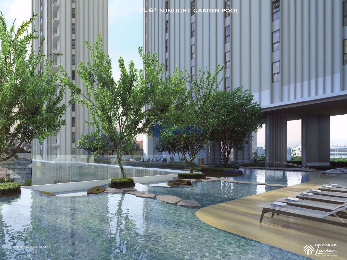 1 Bedroom Condo in Skypark Lucean Jomtien Pattaya Jomtien C010998