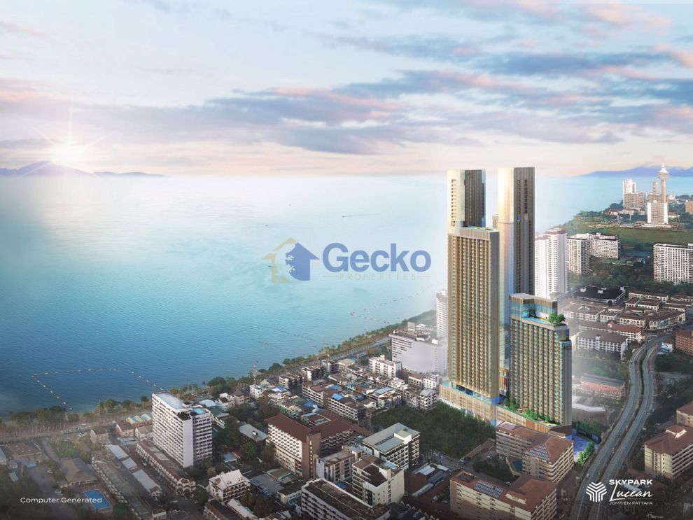 1 Bedroom Condo in Skypark Lucean Jomtien Pattaya Jomtien C010998 (Photo 1)