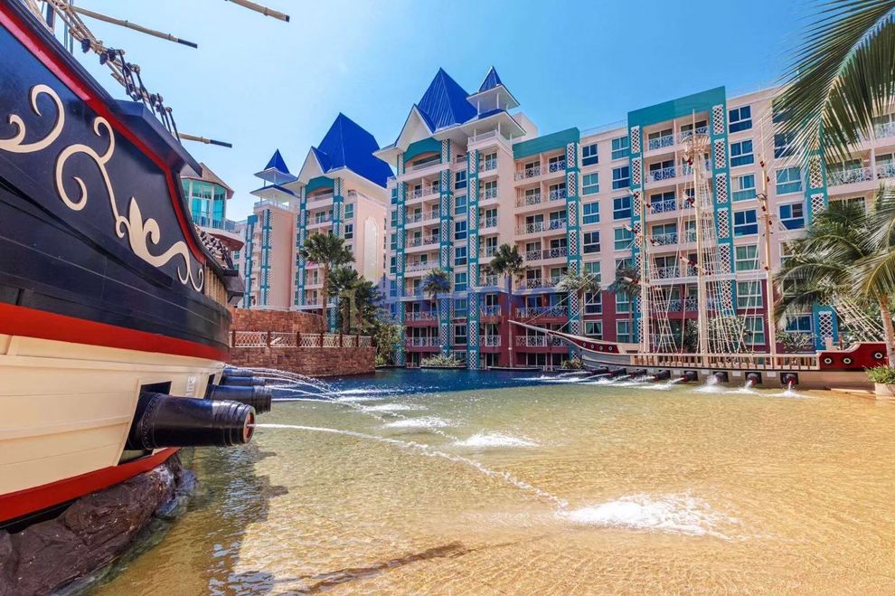 1 ห้องนอน คอนโดมิเนี่ยม in Grande Caribbean Condo Resort จอมเทียน C011214 (Photo 1)