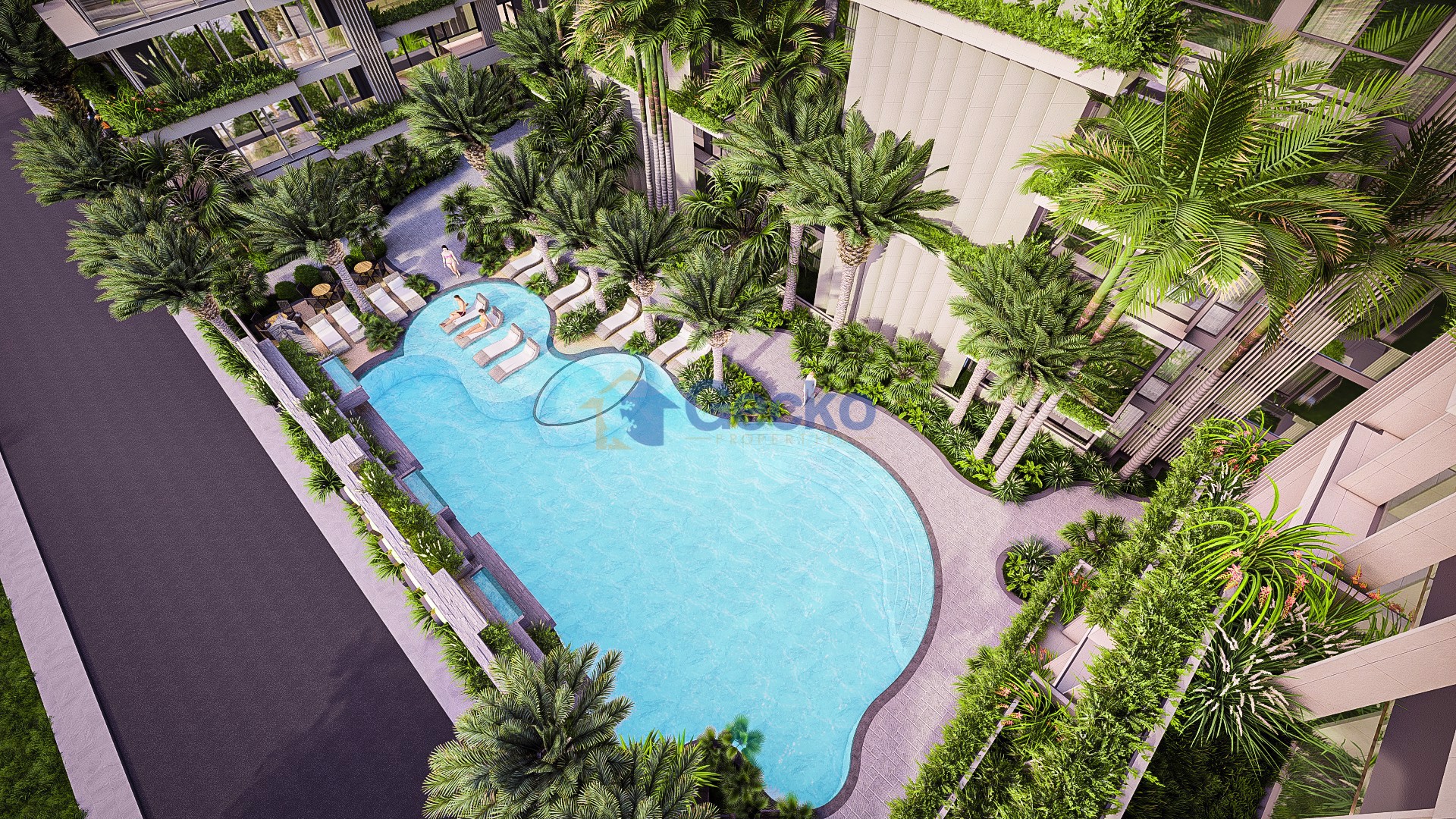 2 Bedrooms Condo in Siam Oriental Oasis Pratumnak C011757