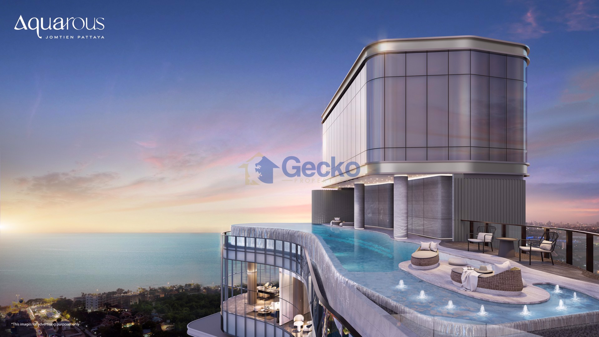 3 ห้องนอน คอนโดมิเนี่ยม in Aquarous Jomtien Pattaya จอมเทียน C011938