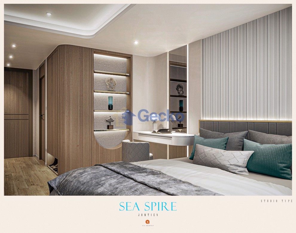 สตูดิโอ คอนโดมิเนี่ยม in Seaspire Jomtien จอมเทียน C012105 (Photo 4)