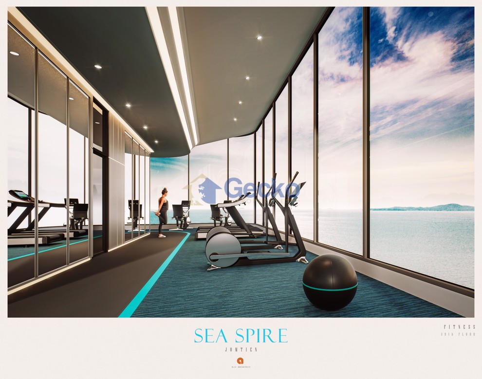 1 ห้องนอน คอนโดมิเนี่ยม in Seaspire Jomtien จอมเทียน C012106 (Photo 2)