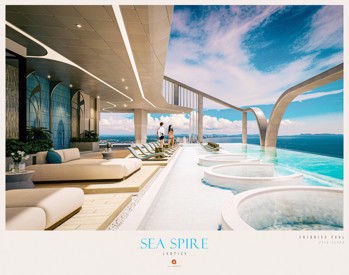 2 Bedrooms Condo in Seaspire Jomtien Jomtien C012108