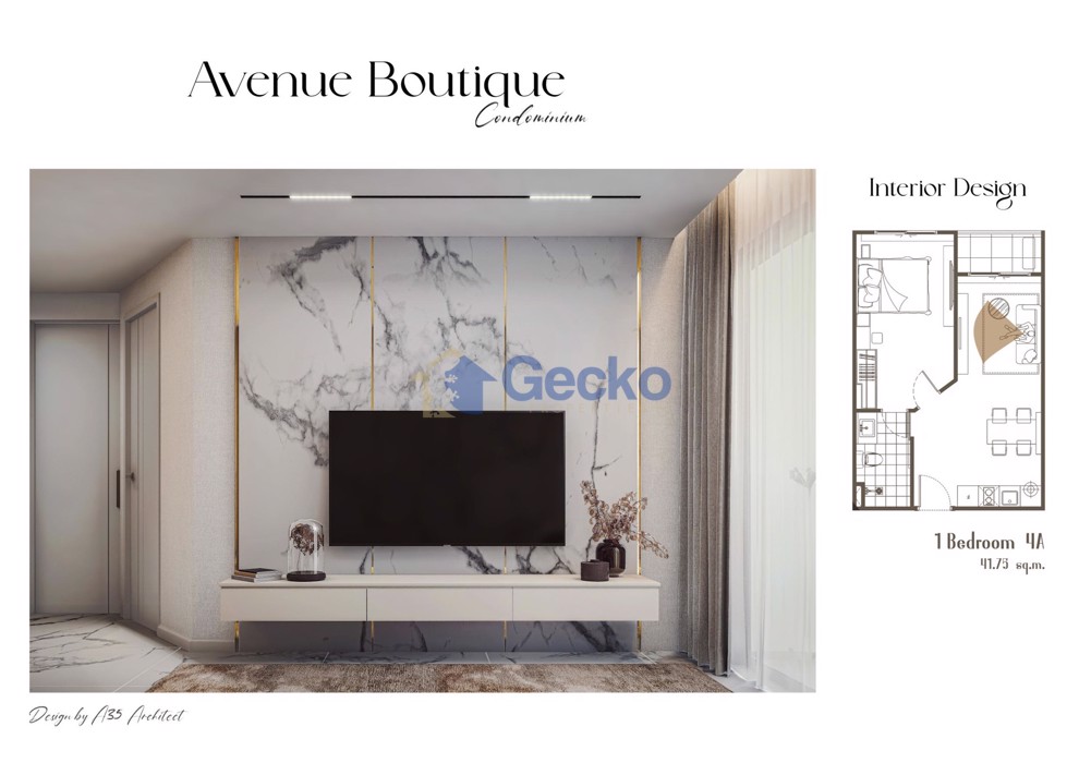 Studio Condo in Avenue Boutique Condominium Central Pattaya C012350 (Photo 2)