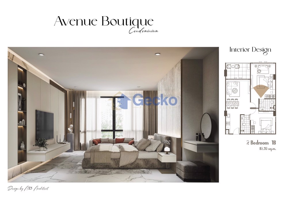 2 Bedrooms Condo in Avenue Boutique Condominium Central Pattaya C012352 (Photo 1)