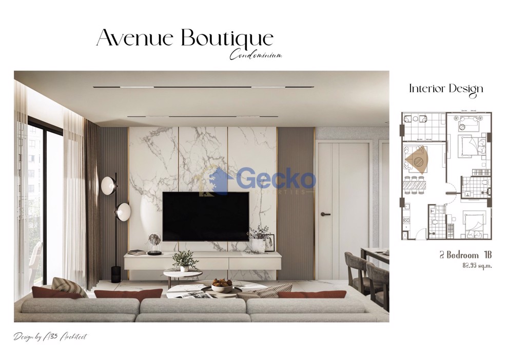 2 Bedrooms Condo in Avenue Boutique Condominium Central Pattaya C012352 (Photo 3)