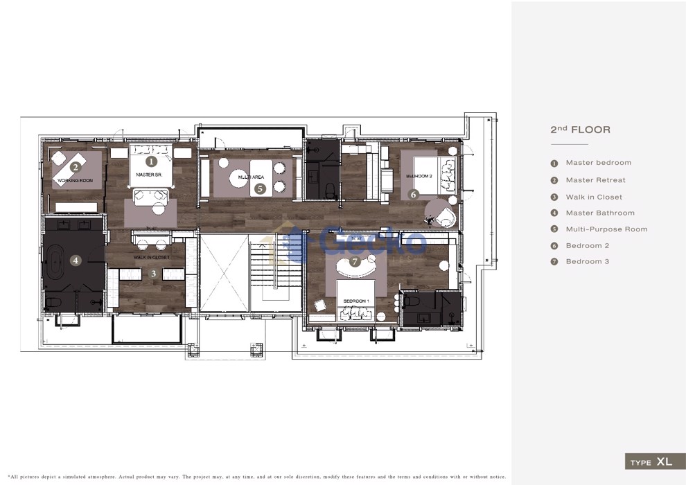 4 ห้องนอน บ้าน in The Mabprachan  พัทยาตะวันออก H012460 (Photo 2)