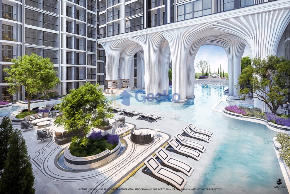 2 Bedrooms Condo in Embassy Life Jomtien C012543 (Photo 2)