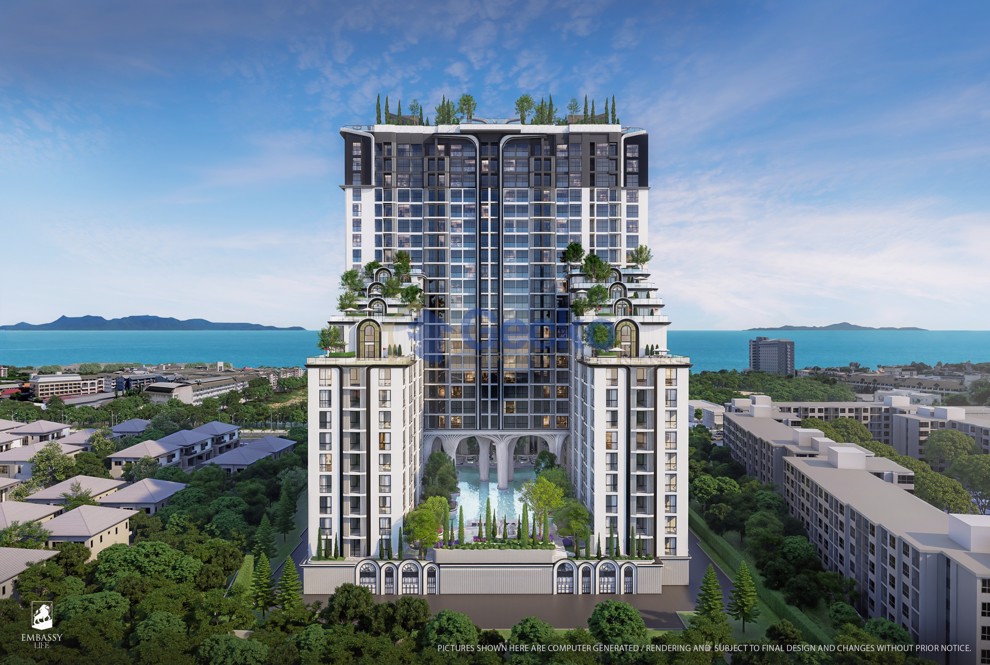2 Bedrooms Condo in Embassy Life Jomtien C012543 (Photo 3)