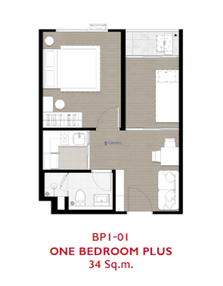 1 Bedroom Condo in So Origin  North Pattaya C012950 (Photo 2)