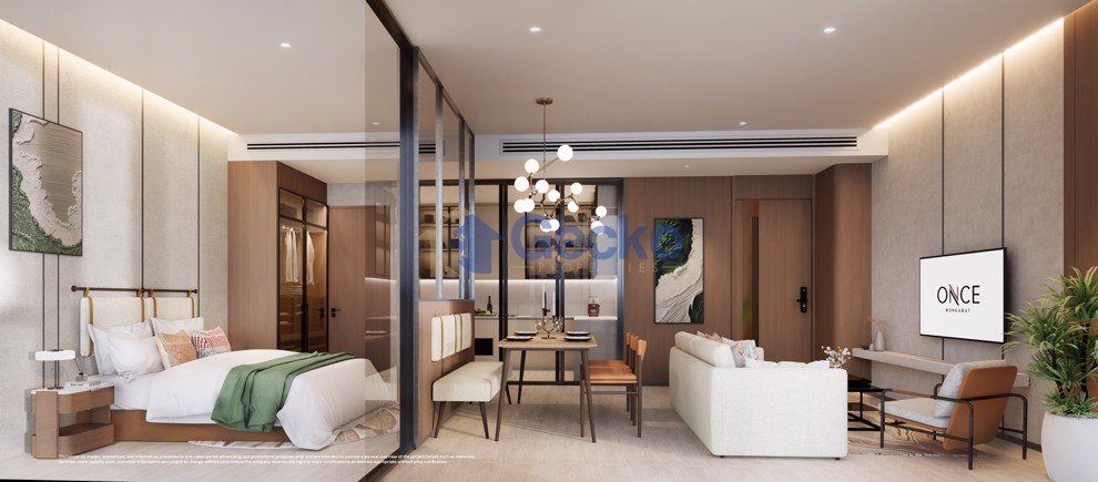 1 Bedroom Condo in Once Wongamat North Pattaya C012263 (Photo 2)