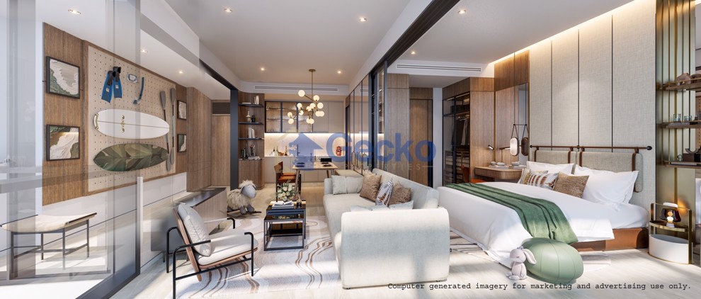 1 Bedroom Condo in Once Wongamat North Pattaya C013375 (Photo 2)
