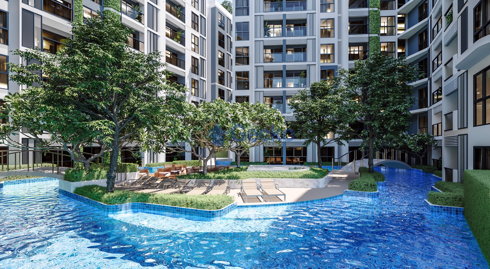 Studio Condo in Eco Resort Bang Saray C013479