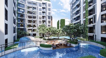 2 Bedrooms Condo in Eco Resort Bang Saray C013481